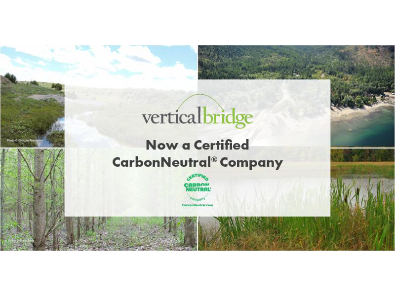 Vertical Bridge becomes CarbonNeutral® certified